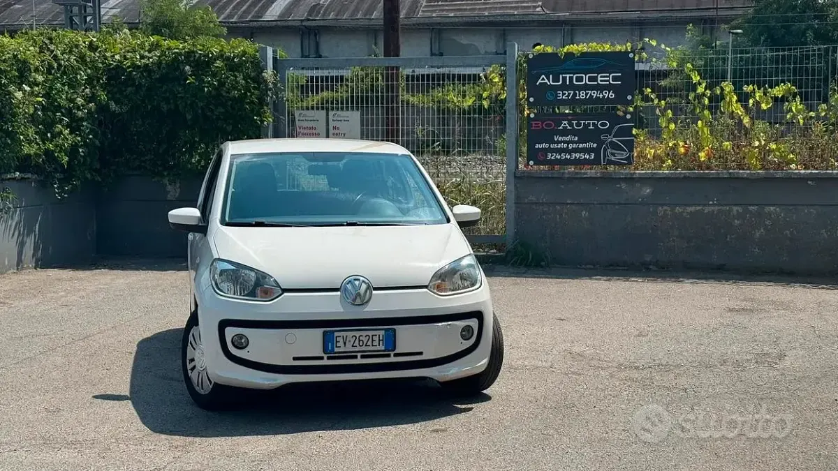 Usata VW up! 60 CV (44 kW) 2014 Bianco Utilitaria