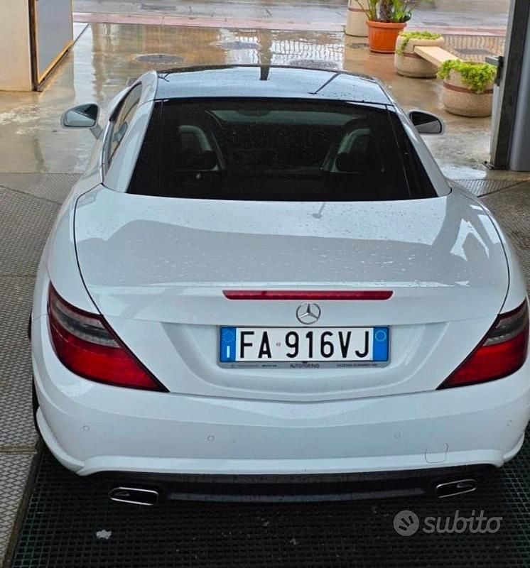 Usata Mercedes SLK250 Premium 204 CV (150 kW) 2015 Bianco Cabrio