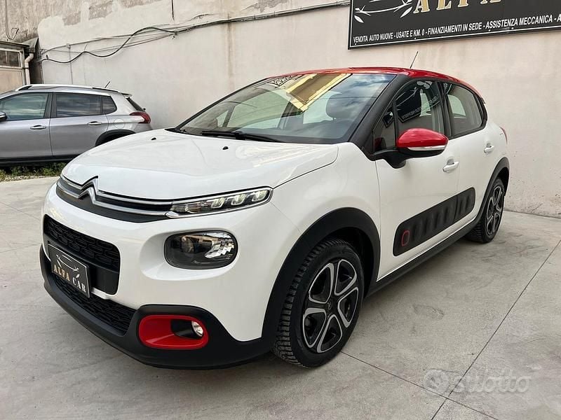 Usata Citroën C3 PureTech 82 CV (60 kW) 2018 Bianco Utilitaria