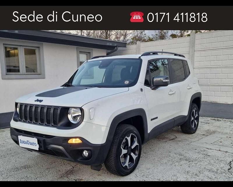 Bianco Usata 2022 Jeep Renegade Trailhawk SUV | 18.900 € (Ottimo prezzo) - Immagine 1/3