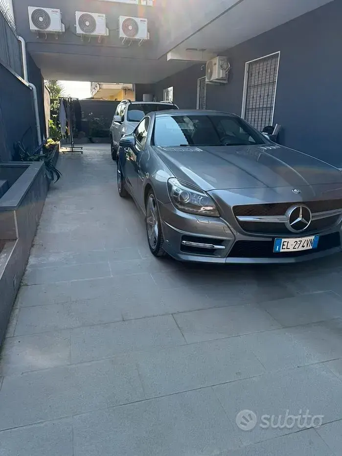 Usata Mercedes SLK200 Premium 184 CV (135 kW) 2012 Grigio Cabrio
