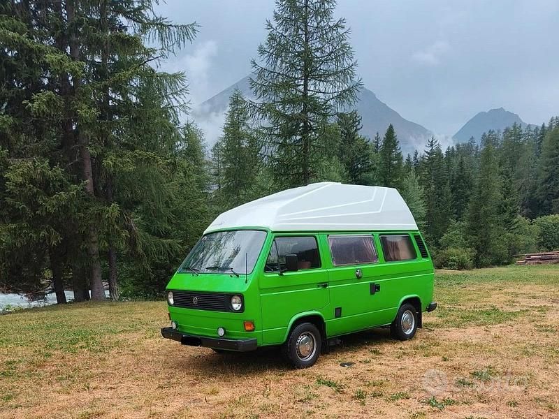 Usata VW T3 69 CV (50 kW) 1982 Verde Furgone