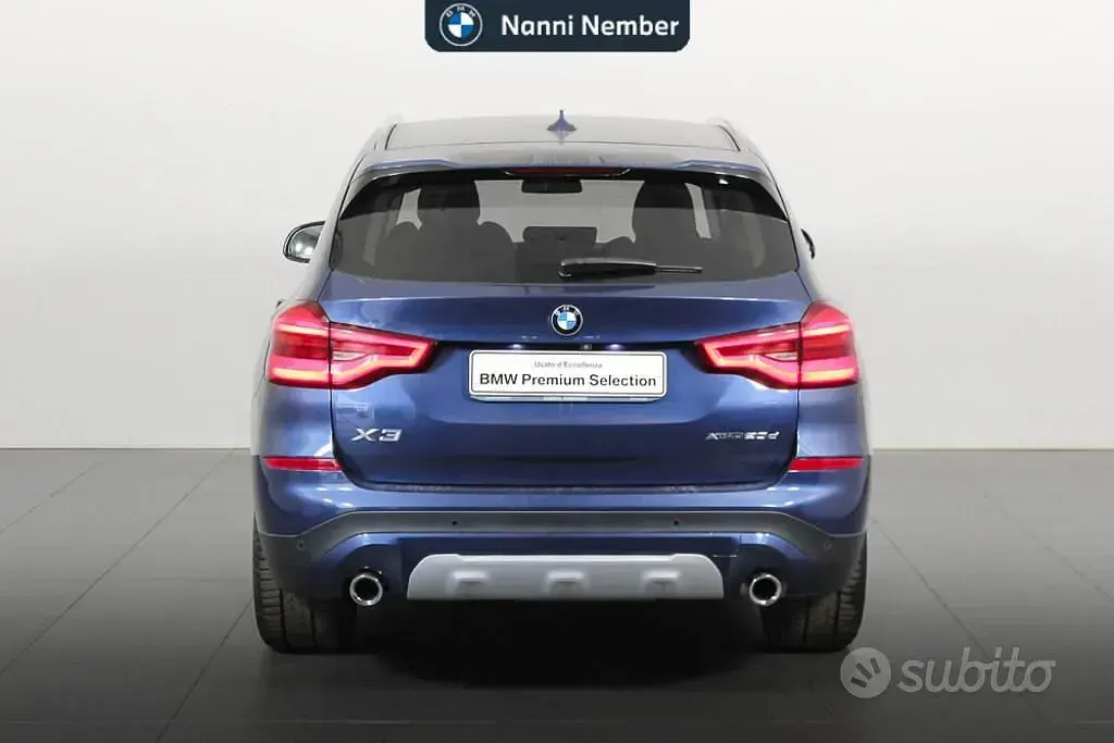 Usata BMW X3 xLine 190 CV (139 kW) 2021 Blu SUV