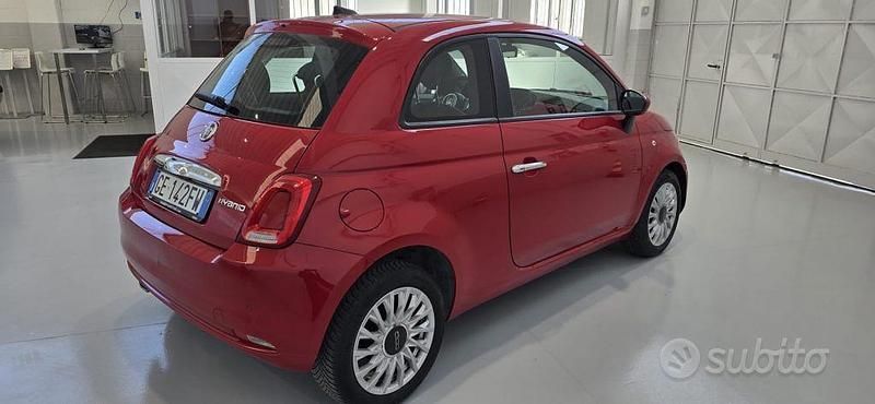 Usata Fiat 500 Lounge 70 CV (51 kW) 2021 Rosso Utilitaria