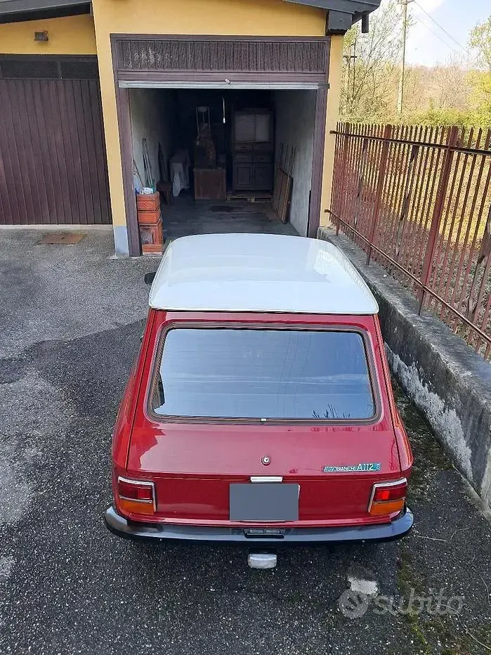 Usata Autobianchi A112 1970 Rosso Utilitaria