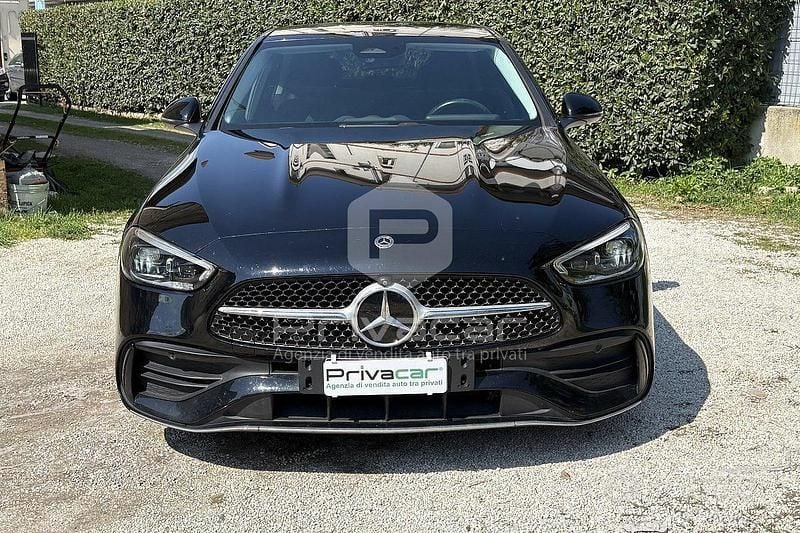 Usata Mercedes C220 AMG line 200 CV (147 kW) 2023 Nero Berlina
