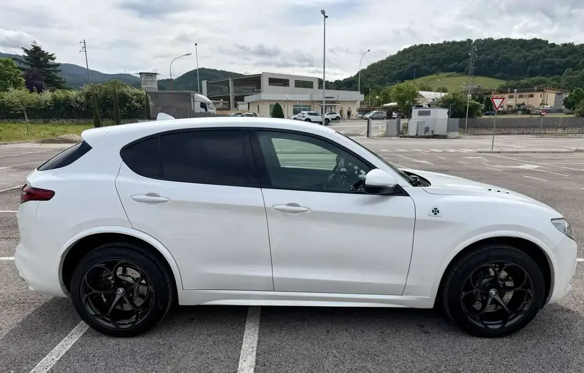 Usata Alfa Romeo Stelvio Quadrifoglio 510 CV (375 kW) 2019 Bianco perlato SUV