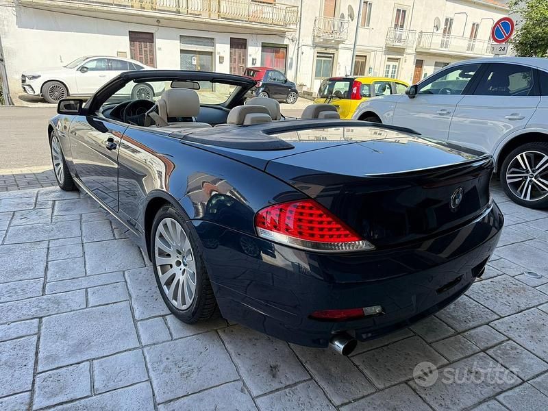 Usata BMW 645 Cabriolet 2005 Blu Cabrio