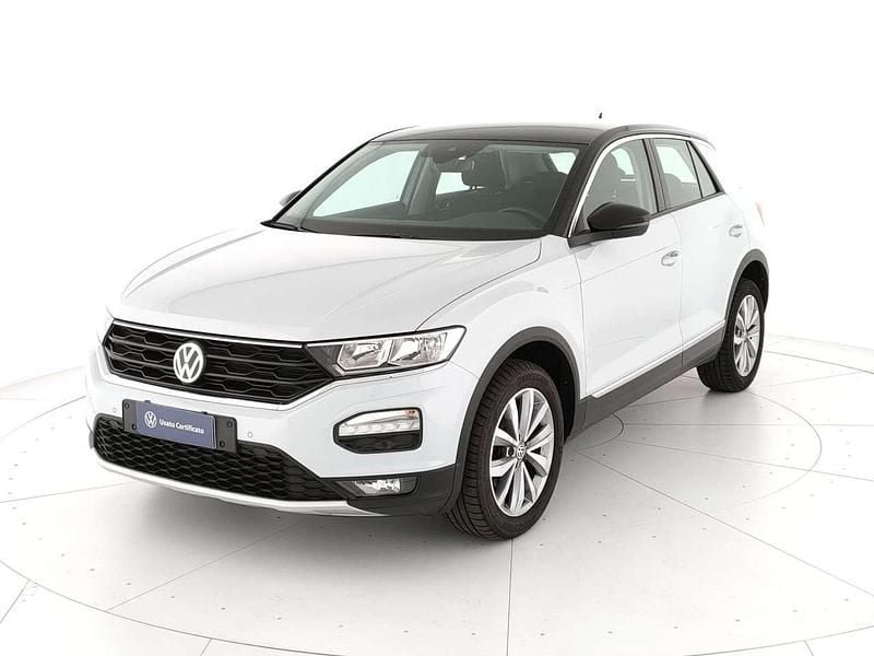 Usata VW T-Roc Style 150 CV (110 kW) 2020 White silver metallizzato nero SUV