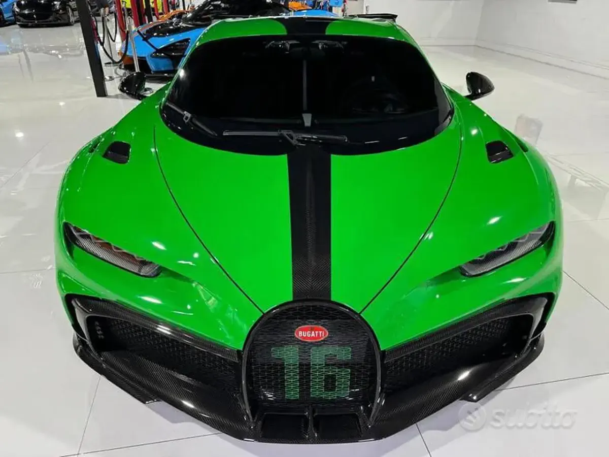 Usata Bugatti Chiron 2021 Verde Coupé