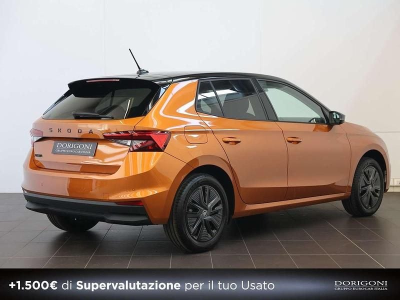 Nuova Skoda Fabia 116 CV (85 kW) 2025 Arancione sunset metallizzato Utilitaria