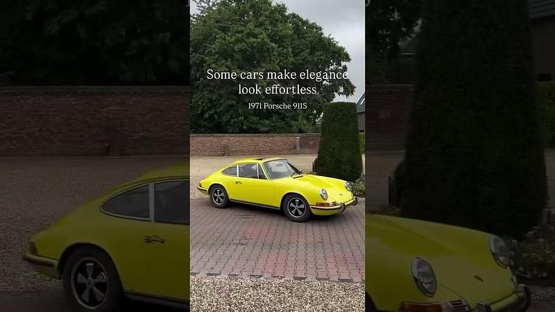 Usata Porsche 911 180 CV (132 kW) 1971 Giallo Coupé