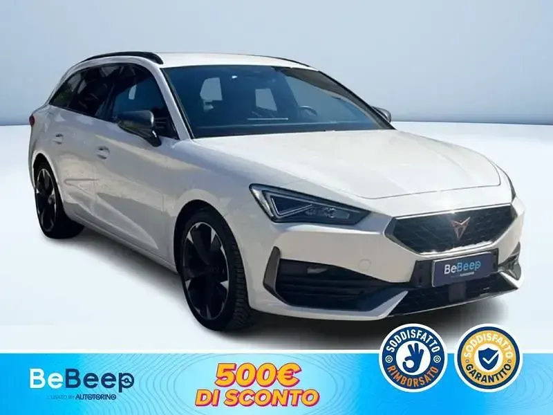 Usata Cupra Leon 150 CV (110 kW) 2024 Bianco pastello Station wagon