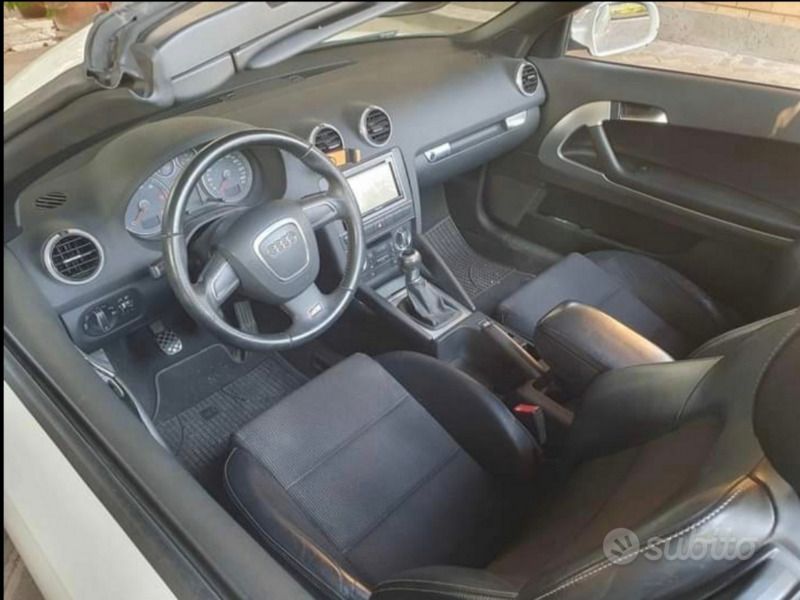 Usata Audi A3 Cabriolet 105 CV (77 kW) 2011 Bianco Cabrio