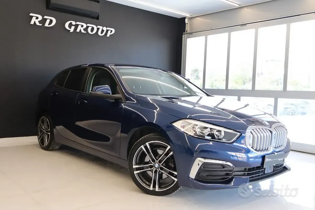 Usata BMW 116 Advantage 116 CV (85 kW) 2019 Blu Utilitaria