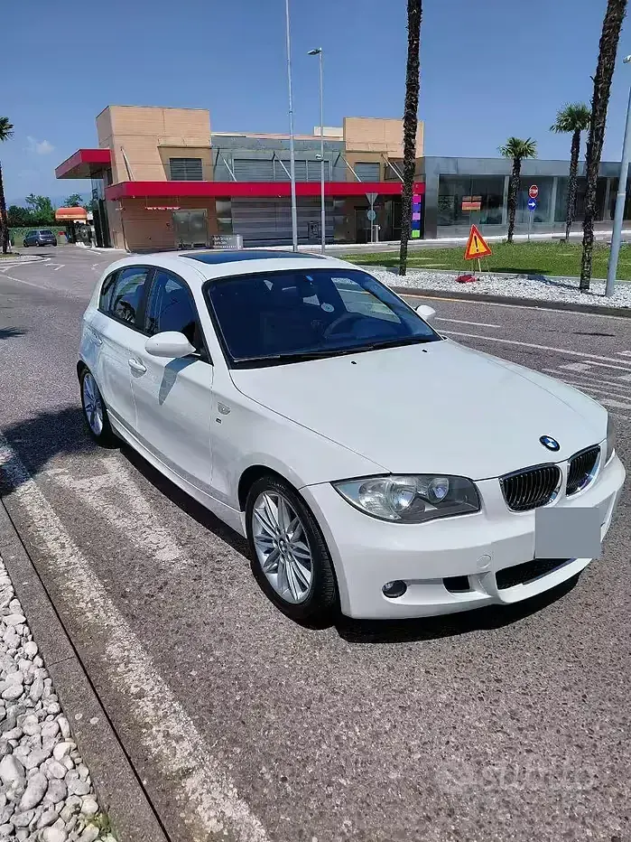 Usata BMW 118 M Sport 143 CV (105 kW) 2008 Bianco Utilitaria