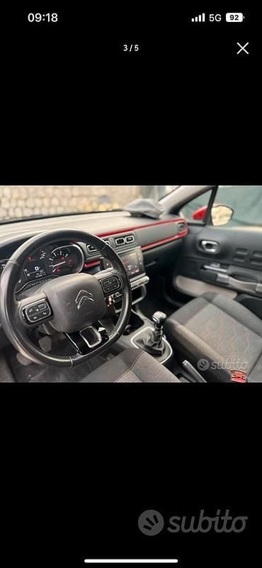 Usata Citroën C3 2019 Nero Utilitaria
