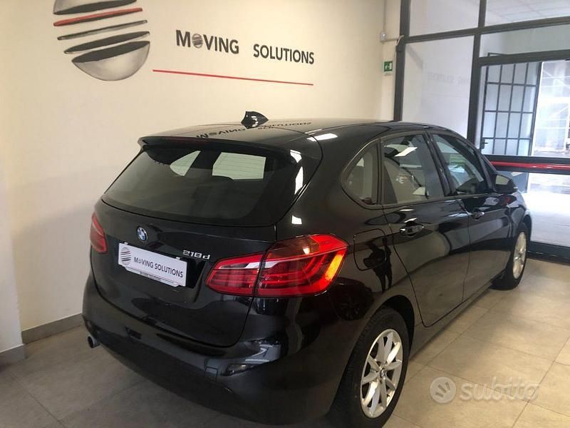 Usata BMW 218 Active Tourer Advantage 150 CV (110 kW) 2016 Nero Monovolume