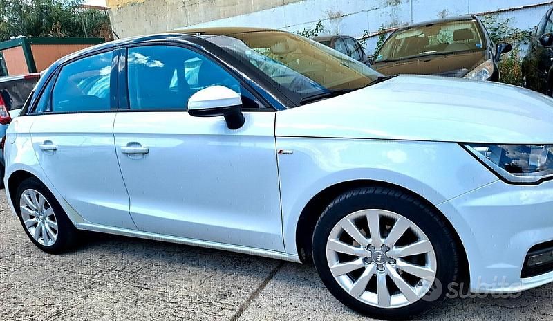 Usata Audi A1 S-Line 90 CV (66 kW) 2017 Bianco Berlina