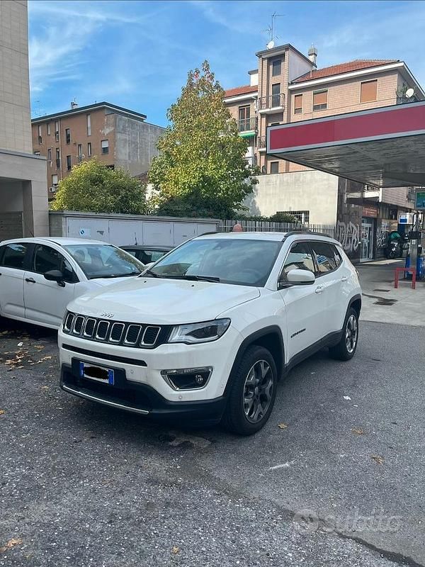 Usata Jeep Compass Limited 140 CV (102 kW) 2018 Bianco SUV