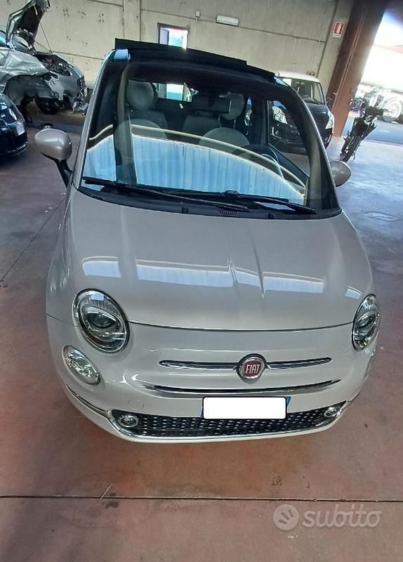 Usata Fiat 500C Lounge 69 CV (50 kW) 2019 Grigio Cabrio