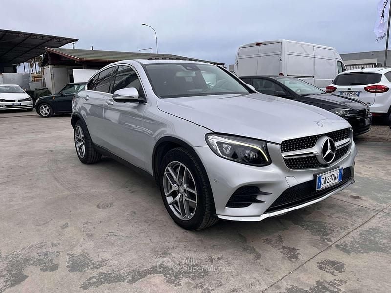Usata Mercedes GLC450 Premium 204 CV (150 kW) 2016 Argento Coupé