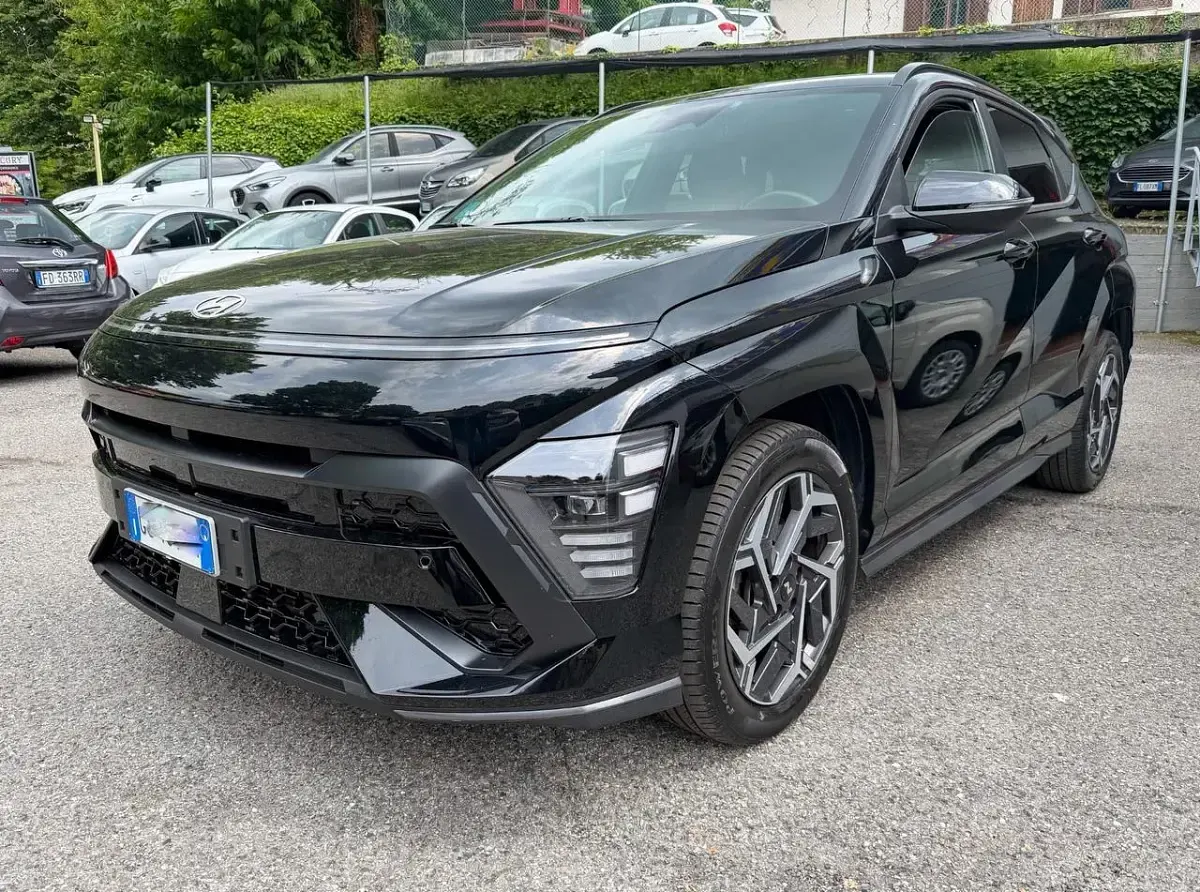 Usata Hyundai Kona N Line 119 CV (87 kW) 2023 Nero SUV