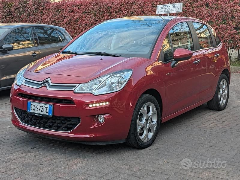 Usata Citroën C3 PureTech 81 CV (59 kW) 2014 Rosso Berlina