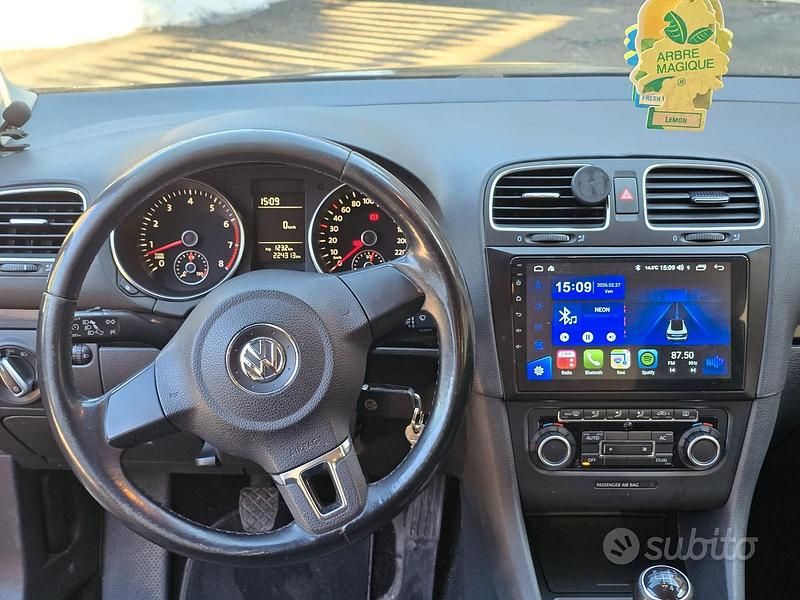 Usata VW Golf VI 122 CV (89 kW) 2008 Nero Utilitaria