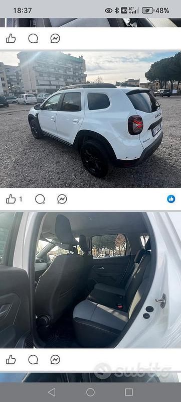 Usata Dacia Duster 100 CV (73 kW) 2023 Bianco SUV