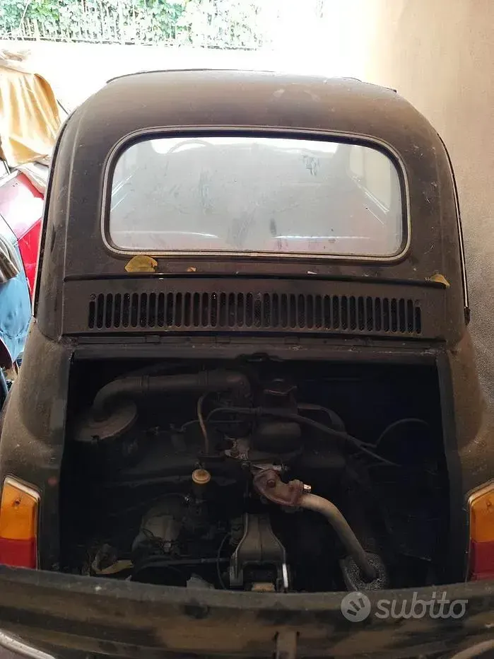 Usata Fiat 500 1970 Nero Utilitaria