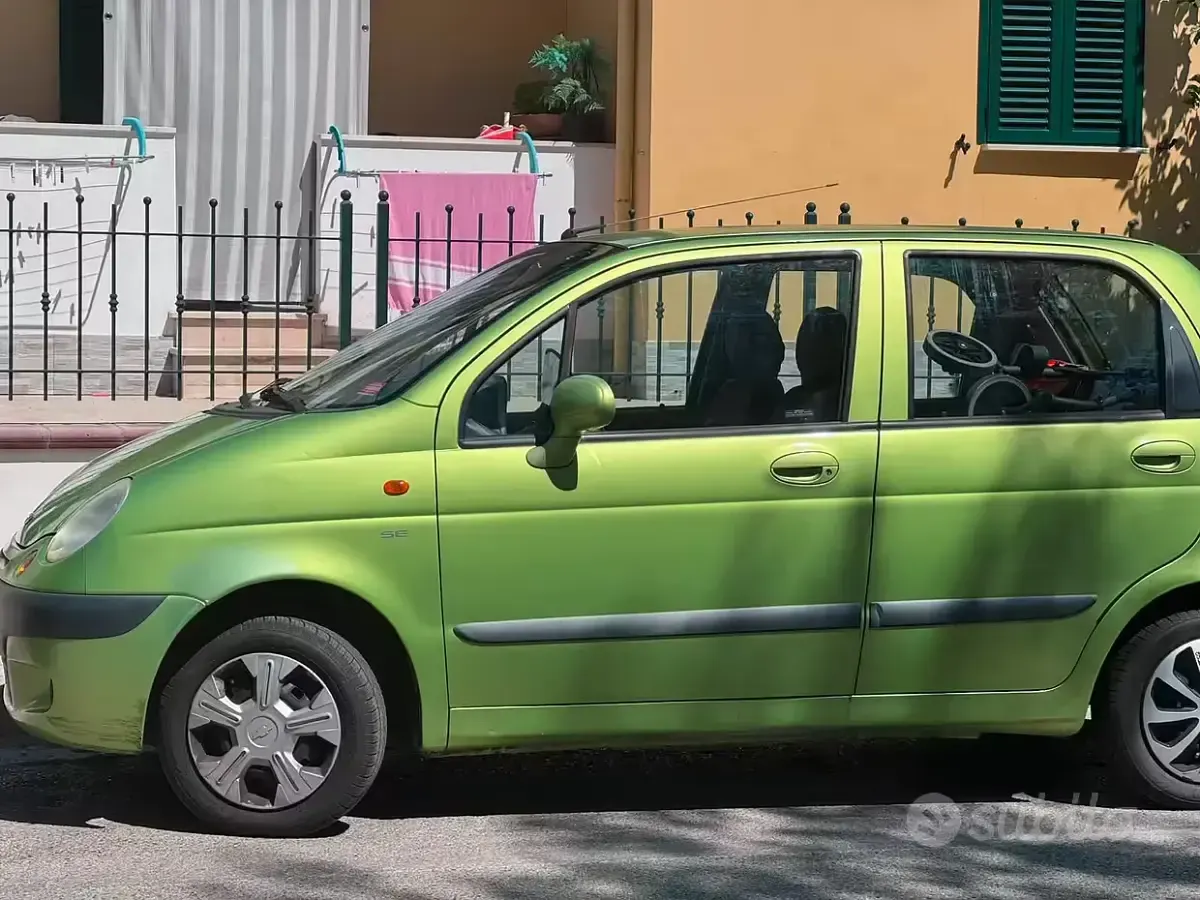 Usata Chevrolet Matiz SE 51 CV (37 kW) 2002 Verde Utilitaria