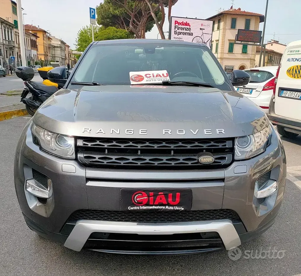 Begagnad Land Rover Range Rover evoque Dynamic 150 HK (110 kW) 2015 Grå SUV