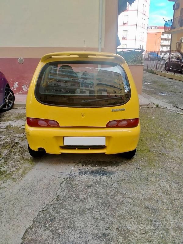 Usata Fiat Seicento 1998 Giallo Utilitaria