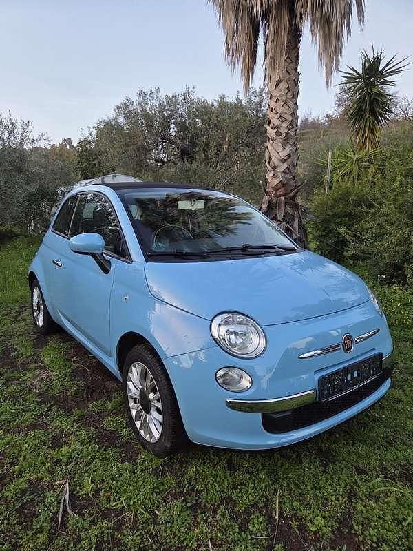 Usata Fiat 500C 69 CV (50 kW) 2014 Blu/azzurro Cabrio