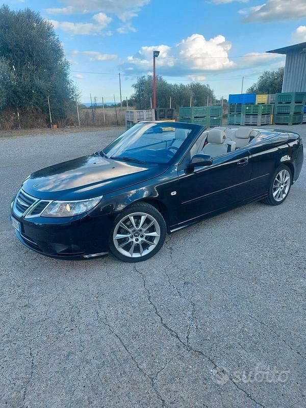 Usata Saab 9-3 Cabriolet 150 CV (110 kW) 2007 Nero Cabrio