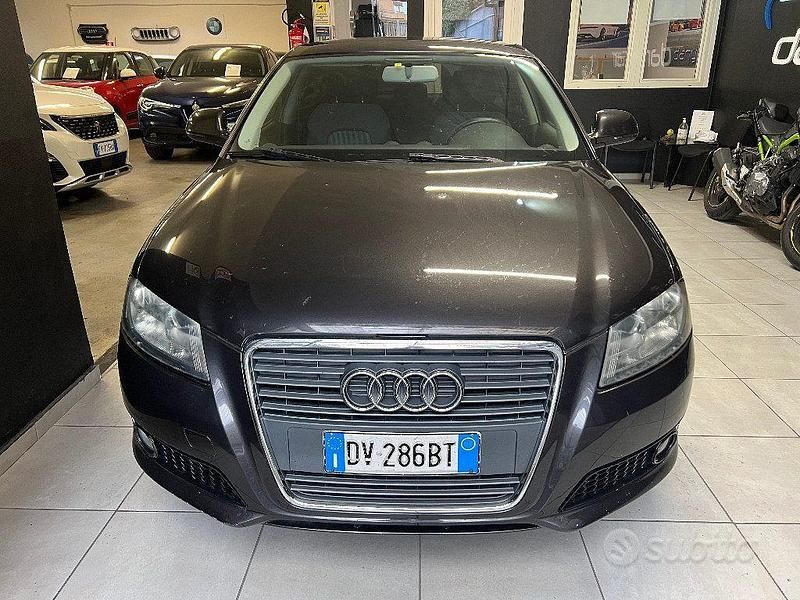 Usata Audi A3 Ambition 125 CV (91 kW) 2009 Nero Utilitaria
