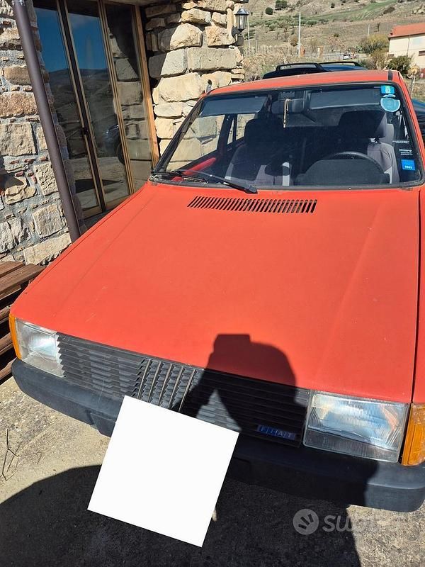 Usata Fiat Uno 1986 Rosso Utilitaria