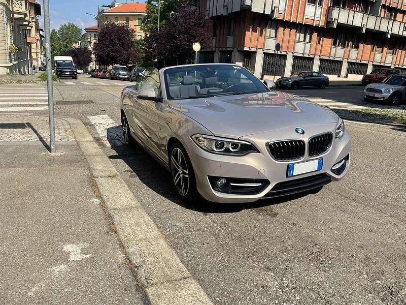 Usata BMW 218 M Sport 136 CV (100 kW) 2016 Beige Cabrio