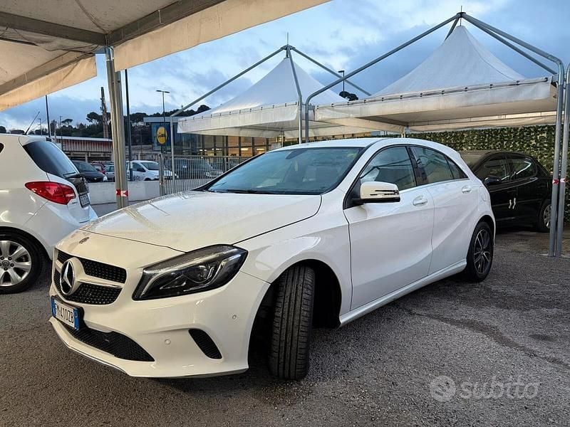 Usata Mercedes A160 Premium 89 CV (65 kW) 2017 Bianco Berlina