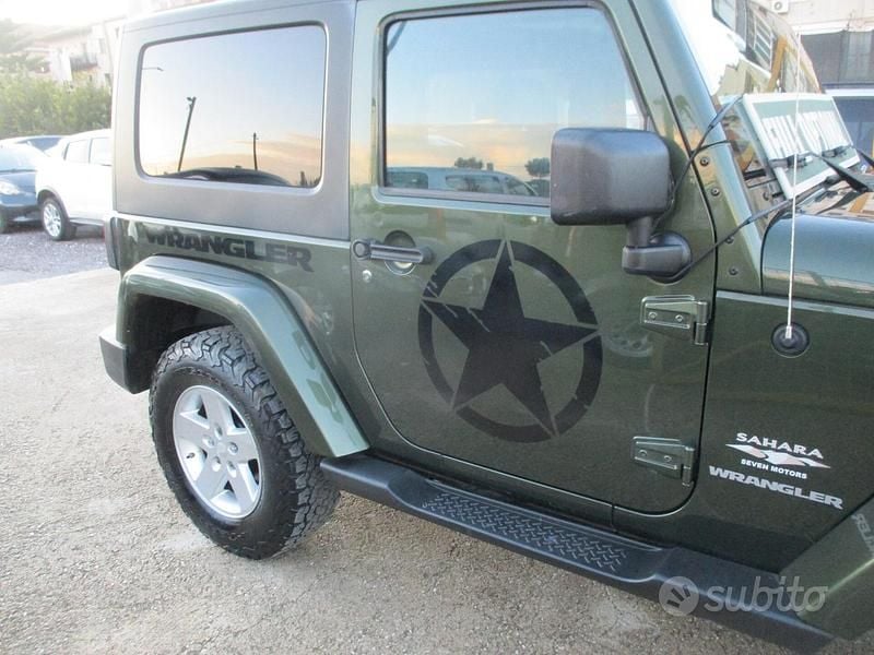 Usata Jeep Wrangler Sahara 177 CV (130 kW) 2008 Verde SUV