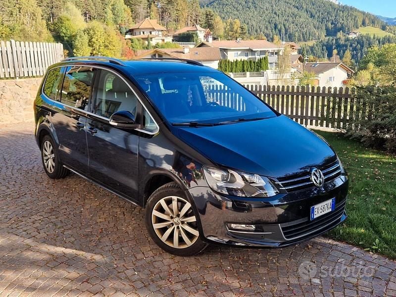 Usata VW Sharan 170 CV (125 kW) 2015 Nero Monovolume
