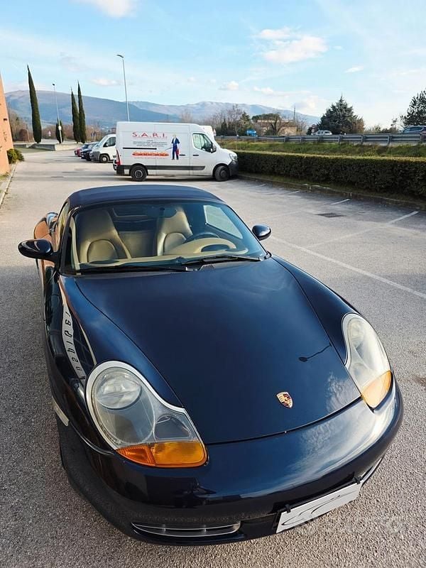 Usata Porsche Boxster 204 CV (150 kW) 1998 Blu Cabrio