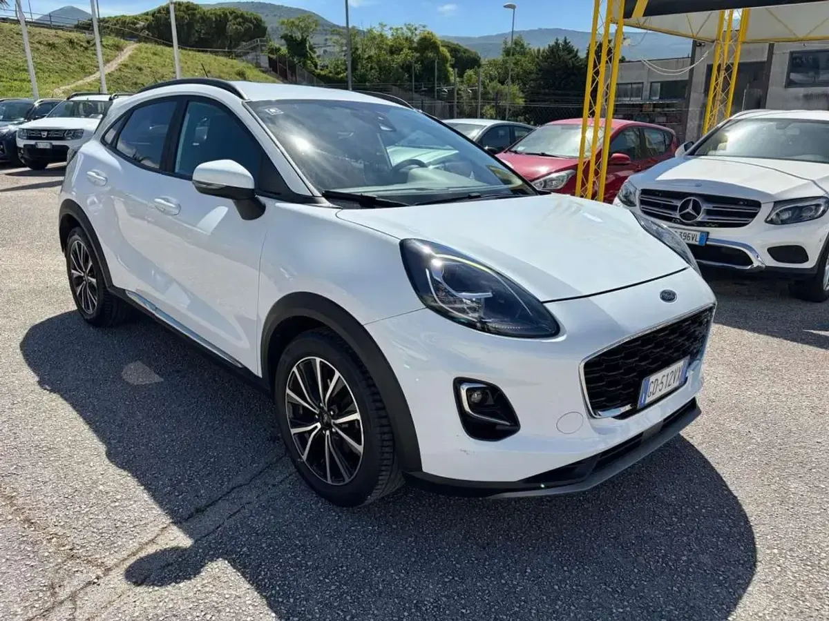 Usata Ford Puma Titanium 120 CV (88 kW) 2021 Bianco SUV