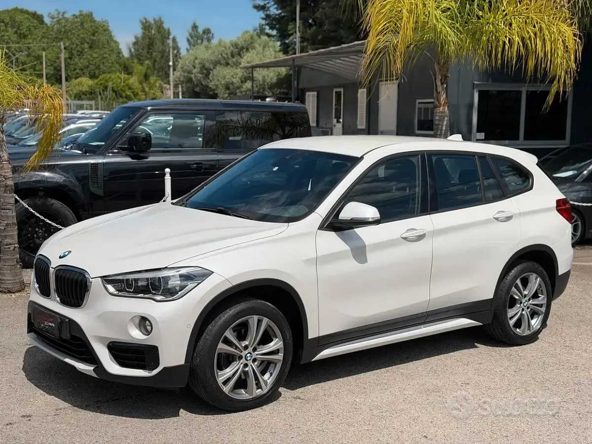 Usata BMW X1 Advantage 150 CV (110 kW) 2017 Bianco SUV