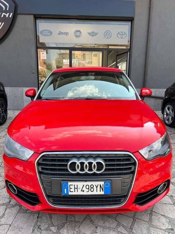Usata Audi A1 Attraction 86 CV (63 kW) 2011 Rosso Utilitaria