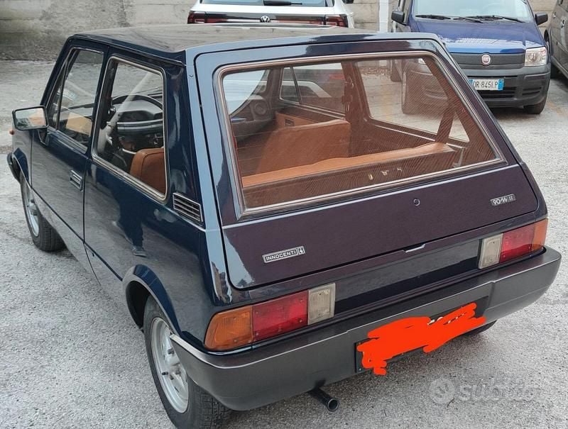 Usata Innocenti Mini 1982 Blu Utilitaria