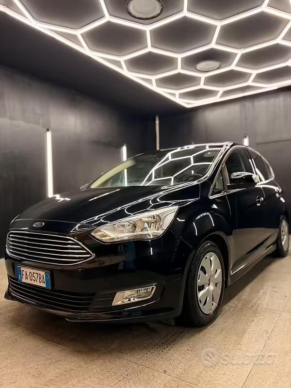 Usata Ford C-MAX 125 CV (91 kW) 2015 Nero Monovolume