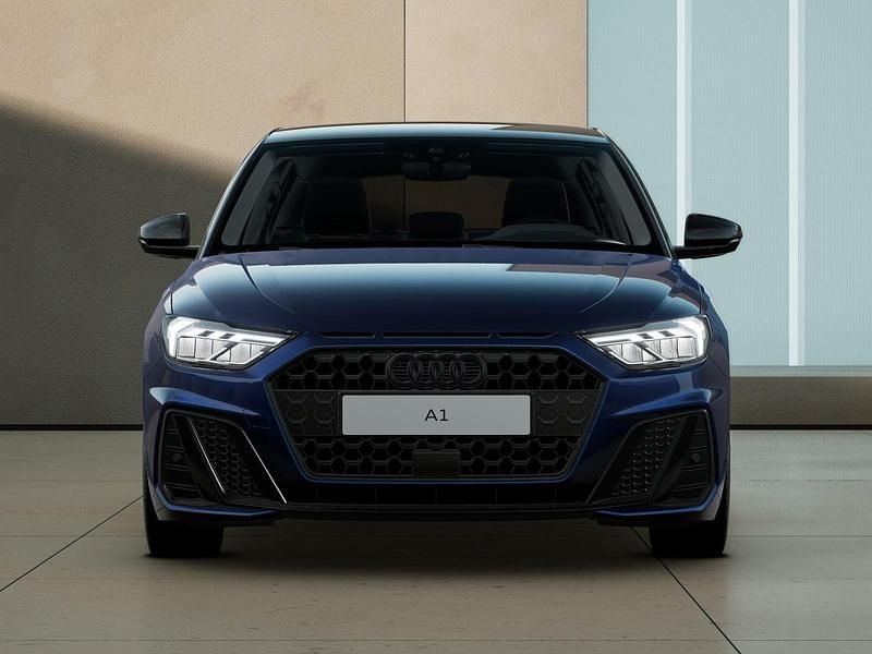 Nuova Audi A1 Sportback Design 116 CV (85 kW) 2025 Blu navarra metallizzato nero mito metal Utilitaria