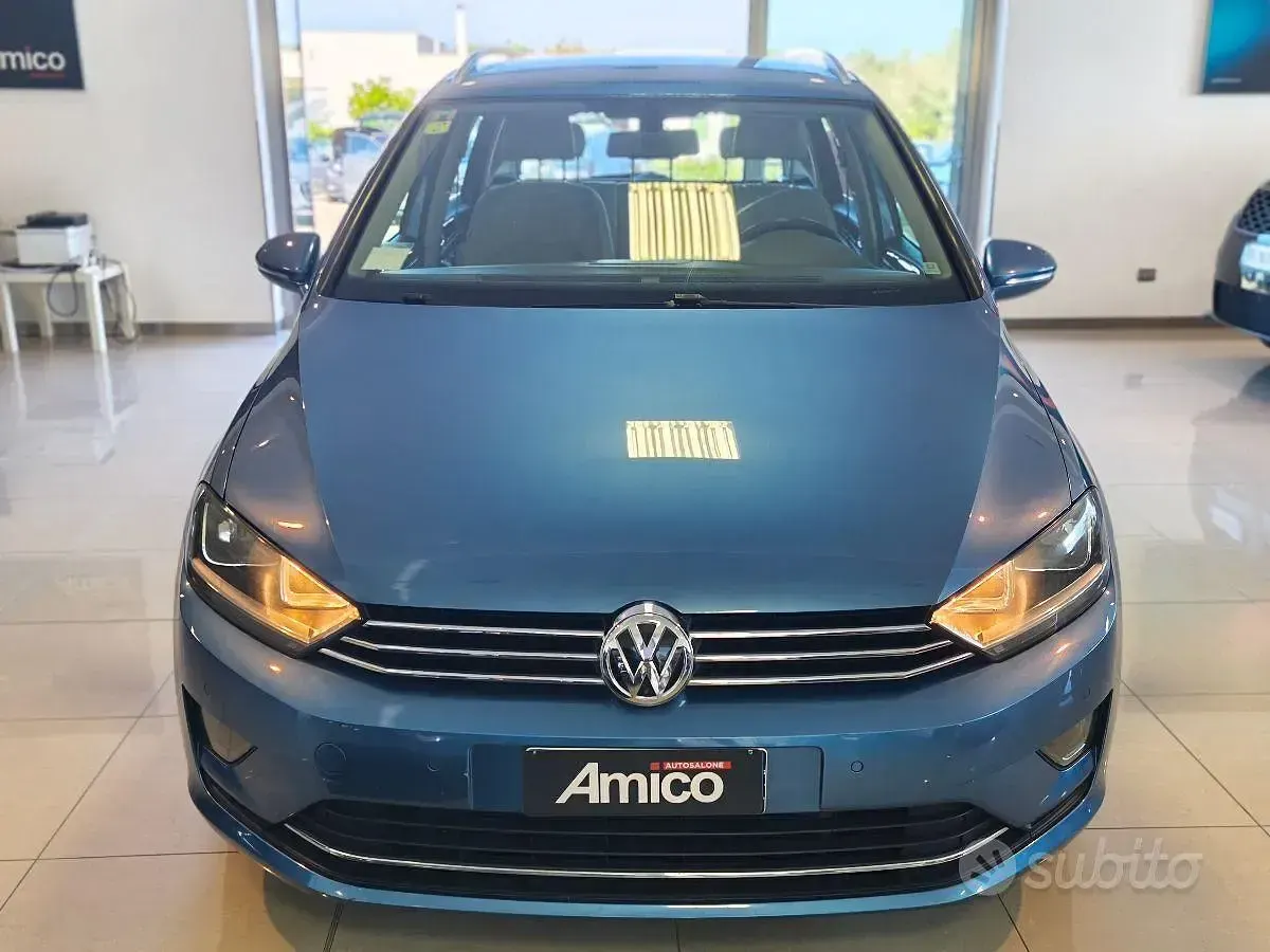 Usata VW Golf Sportsvan Executive 150 CV (110 kW) 2015 Blu/azzurro Monovolume
